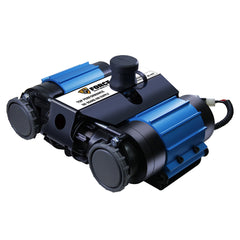 ضاغط هواء مزدوج الأسطوانات من Force USA، نظام هواء مدمج مع نفخ سريع، دورة عمل 24 ساعة، خرج ضغط عالي، وصلات سريعة وسهولة التركيب