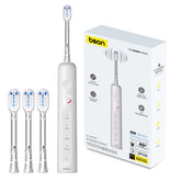 AI Smart Gyroscopic Toothbrush – 12x Whitening, 4 Cleaning Modes, 40° Vibro- sonic, Gyroscopic Function, Wake-Up Call, Travel Lock & Case, Long Battery, 26,400 SPM, IPX7 Waterproof