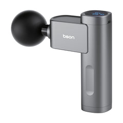 Bson Smart Press Massage Gun – 9 Power Modes, 4 Heads, Touch Screen, Type-C Charging, Skin-Friendly Texture, Smart Pressure Response, 12mm Deep Tissue Percussion