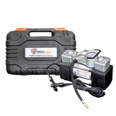 ضاغط هواء قوي بقوة 12 فولت من فورس يو إس إيه، منفاخ إطارات مزدوج الأسطوانات للشاحنات وسيارات الدفع الرباعي والمركبات على الطرق الوعرة، مضخة إطارات محمولة عالية التحمل