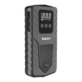Bson Survival Jump Starter, New 4 in 1 Emergency Jump Starter with Nice Compass Design, 12000mAh Capacity with Power Bank, LED Lighting, Distress signal, & Glass Hammer, with Wide Digital Display, 2 USB-A Output & 1 Type-C Input