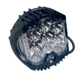 Force USA Round Camping Light for Vehicles-Dual-Color White/Yellow LED, Waterproof, Ideal for Off-Roading, Car Camping, Overlanding & Emergency Use