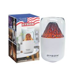 BYSON Volcano Humidifier, Volcano Mist Effect with LED Ambient Lighting, Stylish & Soothing Air Moisturizer for Home or Office