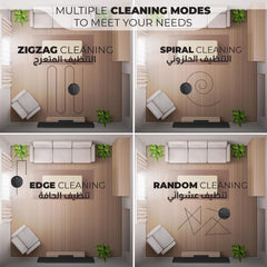 Bson Intelligent Robot Vacuum Cleaner, 2-in-1 Vacuum & Mop with Smart AI Mapping, 3D Obstacle Detection, 3500PA Suction, App & Remote Control, Automatic Charging, 480ML Dust Box & 280ML Water, Smart All-in-One Carpet & Floor Cleaner