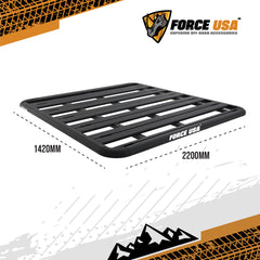 Roof Rack for LC200 with Long Bracket (2200×1420 mm) – Heavy-Duty, Weather-Resistant, Adjustable Crossbars, Increased Storage Capacity