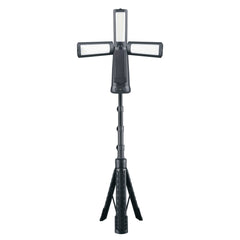 Bson Multi-Function Solar Camp Light – 4800 Lumens, 270°/180° Rotation, 16H Runtime, 1000mAh Battery, Solar & Type-C Charging, Waterproof with Remote, 3 Light Shades, 5 Lighting Modes, Tripod & Hook Design, Power Bank Function