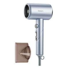 Bson Blowster Hair Dryer, 1800W Professional Hair Dryer, with LCD Display, Overheat Protection, Smart Cool Shot Button, & 1 Nozzle Accessory, with 2 Blowing Speeds & 3 Heat Settings, 1.8M Thick Wire, for Women Men Home Travel & Salon