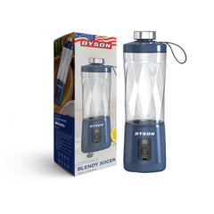 Byson Portable Blendy Juicer-600ML Capacity, 3000mAh Battery, Powerful 6 Blades for Smoothies, Juices & Shakes On-the-Go