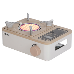 Bson Ceramica Portable Stove – 2800W Fire Power, Smokeless Ceramic Technology, Adjustable Heating, Electronic Ignition, Windproof, Super Safe with Carry Bag