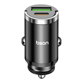 Bson 53W Super Fast Car Charger – 5X Fast Charging with Dual USB Ports (USB-A & USB-C), QC3.0 100W MAX + PD 30W, Smart Safety Protections Included