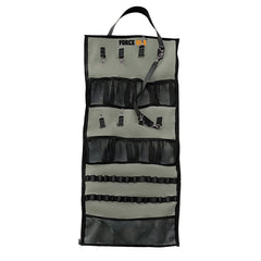 Force USA Hanging Organizer, Foldable, Heavy-Duty 300D Oxford Fabric, with Iron Buckles & Zipper, Multi-Pocket Organizer for Tools, Kitchen, Garage, Camping & Outdoor Use