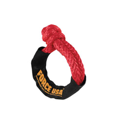 Force USA Soft Shackle, Heavy-Duty Synthetic Recovery Shackle, Lightweight & Safe, Quick & Easy Towing/Winching Accessory for SUV, 4×4, ATV