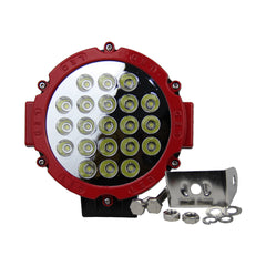 Force USA 7-Inch White Round Work Light, High-Intensity LED Off-Road Lamp, Powerful Illumination for Trucks, SUVs, 4x4s & Heavy-Duty Vehicles