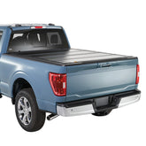Force USA Four‑Fold Hard Tonneau Cover, 5.5 ft & 6.5ft Bed for Ford F‑150 & Raptor, ABS Plastic Panels, Clamp-On Installation, All‑Weather Protection