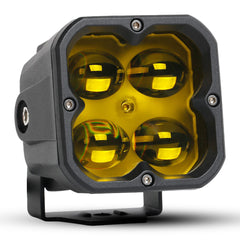 Force USA 3-IN Compact Cube Driving Luma Light Fog-White