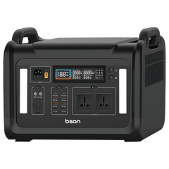 BSON B2400 Portable Power Station | 2400W AC Output, 2160Wh LiFePO4 Battery
