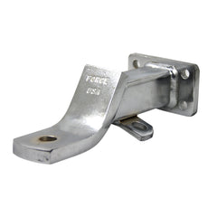 Bracket Hook Medium with Side Hole – Bent Design, Black, Heavy-Duty Wall Mount Hook