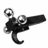 FORCE USA Full Solid Tri-Ball Mount With Tow Hook w/pin