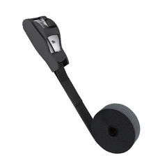 FORCE USA Lashing Tie Down Strap 1×12 FT, Heavy-Duty Cargo Strap with Metal Buckle