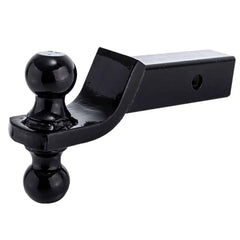 FORCE USA Hitch Ball Mount with 2 in Ball & Hitch Pin Solid Steel Trailer Hitch Ball Fits 2 Inch Receiver 6000lbs Capacity Ball Hitch 2-Inch Drop