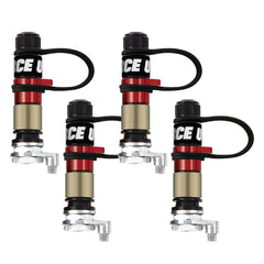 FORCE USA Automatic Tire Deflators (Long) – 4-Piece Set, Fast & Automatic Deflation with One-Click, Universal Fit for 4x4, Off-Road & Overland Vehicles