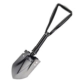 مجرفة نجاة قابلة للطي ومتعددة الاستخدامات من فورس يو إس إيه - مصنوعة من الفولاذ الكربوني، بتصميم متعدد الأدوات، مطلية بطلاء مضاد للصدأ، ومقبض مريح، وصغيرة الحجم ومتينة للتخييم والمشي لمسافات طويلة والاستخدام في حالات الطوارئ