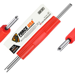 FORCE USA Valve Remover Tool – 2 PCS Set Precision Valve Core Removal Tool Universal Compatibility Compact & Portable for Tire Maintenance