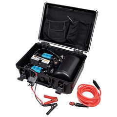 Force USA Powerful Air Compressor with Built-In Air Tank, High Capacity 12V Air System for Tire Inflation, Air Tools, and Off-Road Applications