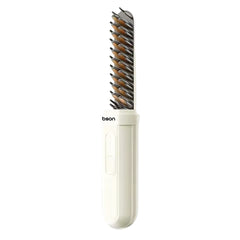 Bson 2-in-1 Hair Comb – Cordless Hair Straightener & Curler with 3 Heat Settings, 200 Million Negative Ions, Light Weight Design, LONG ENDURING with Protective Lid