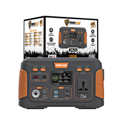 Force USA Portable power station 300W Pure Sine Wave With Multiple Output Ports, LED Display & Solar Charging Features for  camping and outdoor activities
