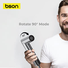 Bson 6-in-1 Professional Hair Dryer & Styler – 110,000 RPM Brushless Motor, 5 Styling Attachments, Intelligent Heat Control, 100M+ Negative Ions, No Radiation-for Women, Men, Home, Travel & Salon Use