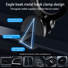 Bson VentPro MagSafe Phone Holder, Strong Magnetic Holder & Car Mount, with 360° Rotation, Magnetic Phone Holder for Car, Mobile Holder for Iphone 16 15 Pro Max, Plus 14 13 12 MagSafe Cases