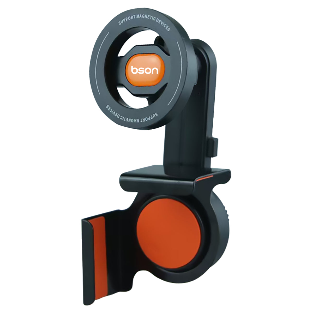 Bson New All Screen Phone Holder – Strong Magnetic MagSafe Car Mount with 360° Rotation, Adjustable Hook Length & Universal Fit
