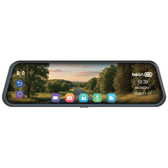BSON 4K Vision Smart Mirror Smart 10-inch IPS touch mirror with front, rear recording, blind spot detection, and ADAS support for safer, smarter driving.