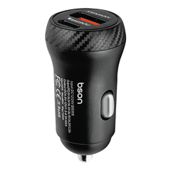 Bson 88W Ultra Fast Car Charger – 6X Fast Charging with Dual USB Ports (USB-A & USB-C), QC3.0 100W MAX + PD 65W, Smart Safety Protections Included
