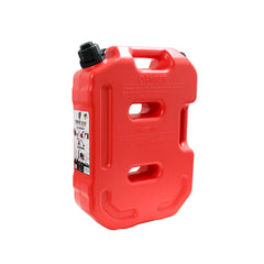 Force USA Flat Plastic Jerry Can, Durable Liquid Storage Container Available in 5L, 10L & 20L Leak-Proof, Lightweight & Stackable