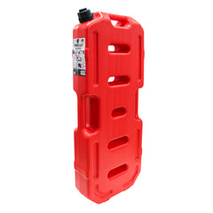 Force USA Flat Plastic Jerry Can, Durable Liquid Storage Container Available in 5L, 10L & 20L Leak-Proof, Lightweight & Stackable