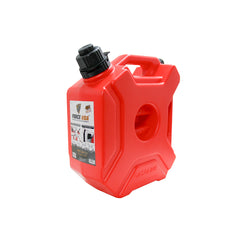Force USA Flat Plastic Jerry Can, Durable Liquid Storage Container Available in 5L, 10L & 20L Leak-Proof, Lightweight & Stackable