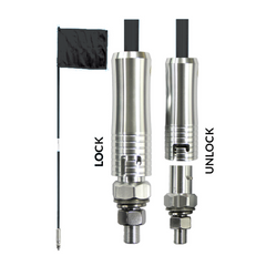 Force USA Offroad Flag Pole ,Center Split Lock Type , Quick Release -9 Feet