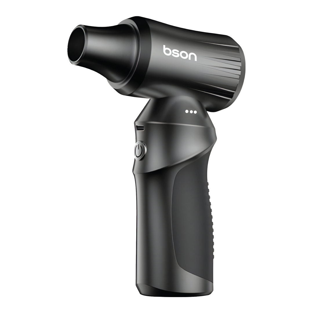 BSON Cyclone Jet Fan – 130000 RPM Brushless Motor, 6000 mAh Battery, 3-Jet Turbo Airflow, 180 g Wind Pressure, Type-C Fast Charging, 120 min Runtime