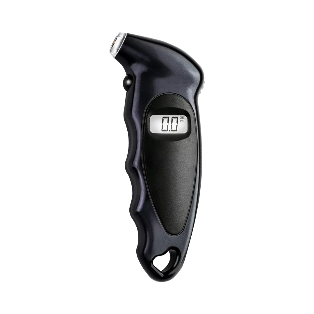 Force USA Compact Digital Tire Gauge, Portable Tire Measurement Tool for Safer Driving & Extended Tire Life, Precise & Accurate Reading, with Digital LED Display & Multiple Reading Metrics, Bar, PSI, KG/CM, Black Color
