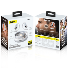 BSON AI Translation Earbuds – 135+ Languages, Bluetooth 6.0, HiFi Audio, Smart Tap Control