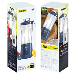 Bson Portable Blender 600ml, 70W Rechargeable Personal Blender, 6 Power Blades, 16,500 RPM, 3000mAh Battery, Type-C Charging, LED Display, BPA-Free