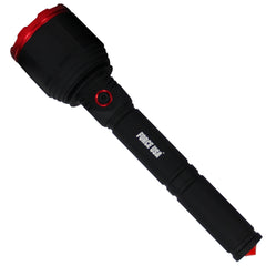 FORCE USA Rotating LED Torch Flashlight – 2680 Lumens, Waterproof, 3 Light Modes (Low/Medium/High), Rechargeable, 13.2Hrs Runtime – Ideal for Camping, Hiking & Outdoor Use