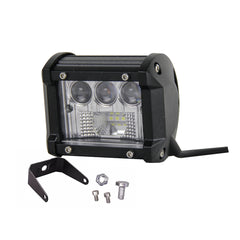 FORCE USA Square type camping lamp- Spot Driving Fog Light Off Road Led Lights Bar for SUV Boat 4″ Jeep Lamp White 18W Led Lights