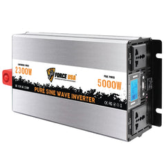 FORCE USA 2300W Car Inverter – 4600W Peak, 12V DC to 220V AC, Pure Sine Wave, USB Output, Universal Socket, Soft Start & Isolated DC/AC – High-Performance Vehicle Power Converter