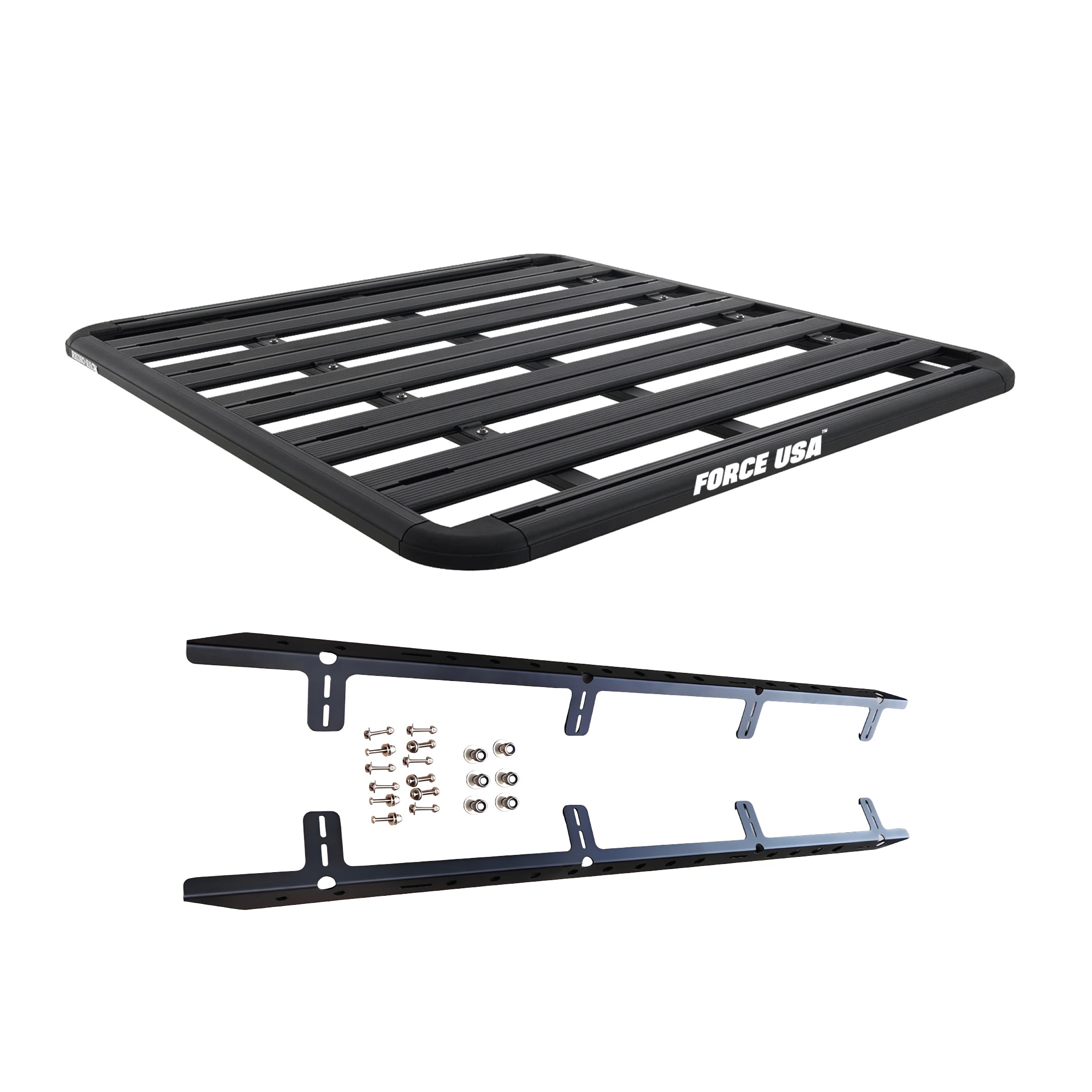 Roof Rack for LC200 with Long Bracket (2200×1420 mm) – Heavy-Duty, Weather-Resistant, Adjustable Crossbars, Increased Storage Capacity