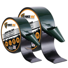 FORCE USA Foam Double-Sided Tape with Green Release Film – Heavy-Duty Adhesive Mounting Tape Strong Grip Weather-Resistant Ideal for Home Office & Automotive Use