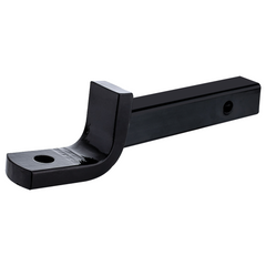 FORCE USA 2" Hollow Tube Drop with 2.5" Towing Hook – Heavy-Duty Steel Hitch for Secure Towing