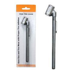 FORCE USA Pen Tire Gauge – Compact Precision Tire Pressure Measuring Tool Durable Construction Easy-to-Use Universal for Cars, Bikes & Motorcycles